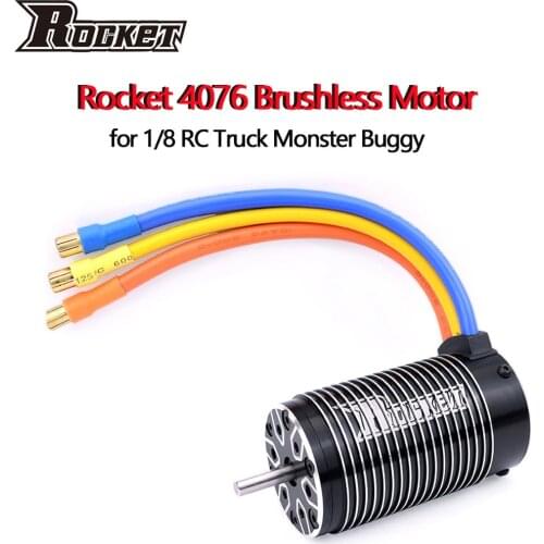 Surpass Hobby Rocket 4076 2000KV 2250KV Sensorless Brushless Motor for 1/8 HPI RC Car Truck