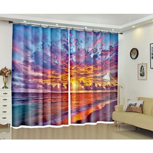 Shiny Curtains Luxury Blackout 3D Window Curtains Living Room Office Bedroom Rainbow color Drapes Rideaux Cortinas pillowcase