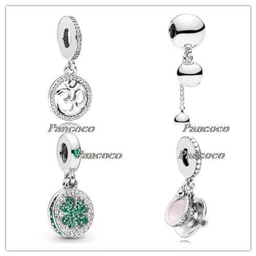 925 Sterling Silver Bead Charm Alphabet & Numbers Celebrate 30 Years Birthday Fit Pandora Bracelet & Necklace Jewelry