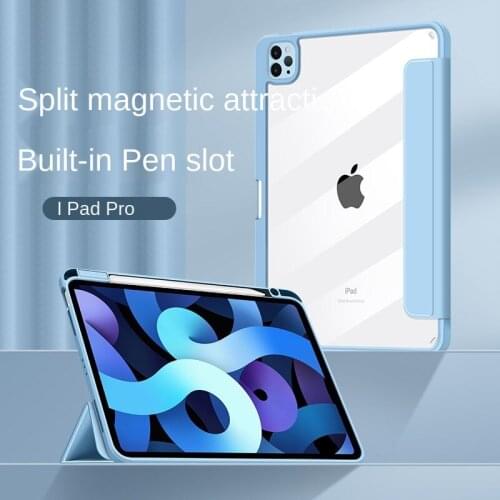 Case for 2021 ipadPro11 iPad 10.9 10.8 Acrylic Soft Case with Pen Slot For 2018/2020/2021 ipad Pro12.9 Pro10.5 Case For Air 3 4