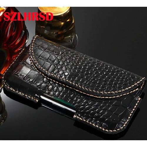 For DEXP AL240 Case Genuine Leather Holster Belt Clip Pouch Funda Cover Waist Bag for DEXP AS260 Phone cover DEXP B260