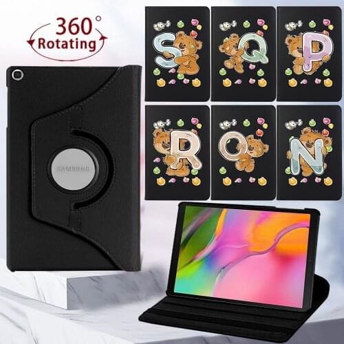 For Samsung Galaxy Tab A7 10.4 Inch/Tab A 10.1 T510/T515/Tab S6 Lite/p610 Tablet Case 360 Degree Rotating Cover Case + Stylus