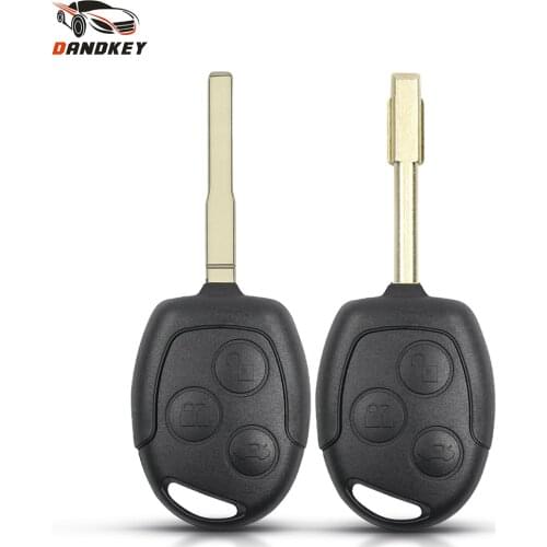 Dandkey For Ford Mondeo Focus 2 3 Festiva Fiesta Transit Replacement 3 Buttons Remote Car Key Shell Fob Case FO21 HU101 Blade