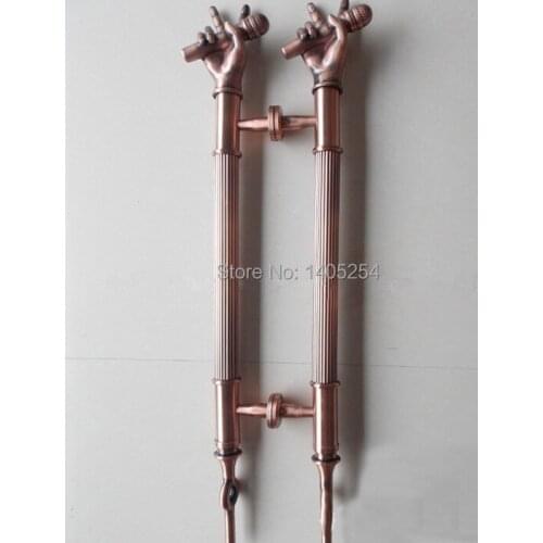 Victory Decorative wooden door galss door stainless steel Handles