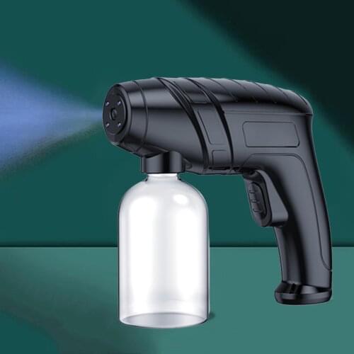 Disinfectant Mist Gun 300ml Nano Sanitizer Sprayer Cordless Disinfectant Machine Gun Handheld Atomization Sprayer USB Charging