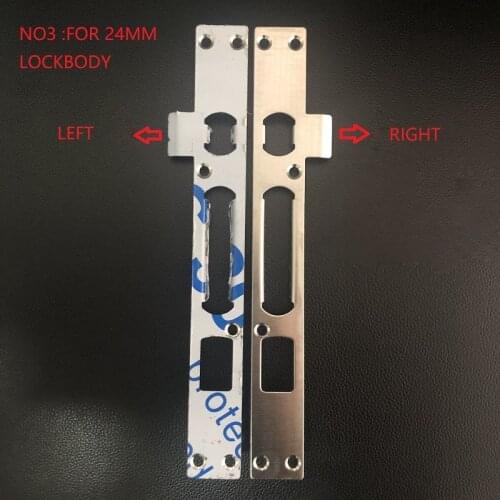 Stainless steel Door frame Edge buckle door lock guide pannel for lock body szie 24mm 30mm Anti-theft door lock body accessor