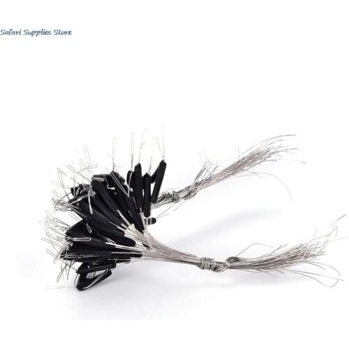 Double 50pcs Hooks Contactor Device Line Space Bifurcation Eight Type Space Bean Line Swivel Tool Fishing Accessories