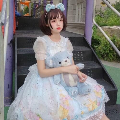 Elegant Kawaii Lace Lolita Dress Gothic Cosplay Costumes Vintage Palace Princess Missy Dresses Renaissance Ladies Flower Gown