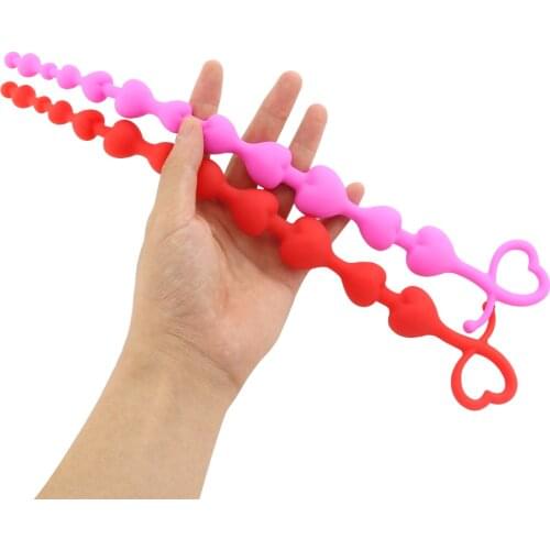 EXVOID Anus Dilator G Spot Massager Long Anal Plug Anal Beads Sex Toys for Women Men Gay 12 Balls Butt Plug for Beginner