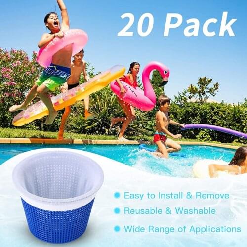 Swimming Pool Filter Storage Pool Skimmer Socks Nylon Swimming Pool Cleaning Tools For Baskets Skimmers Pool Supplies