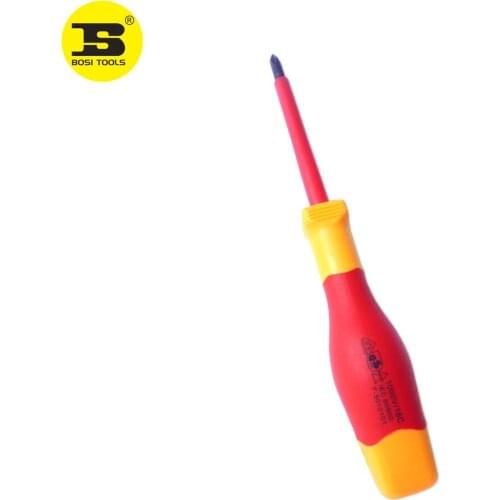 BOSI Germany VDE Insulation PH1x80mm Electrician Screwdriver Magnetic BS600022