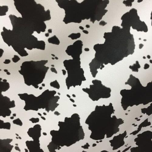 Synthetic PVC Imitation Cow Fake leather material