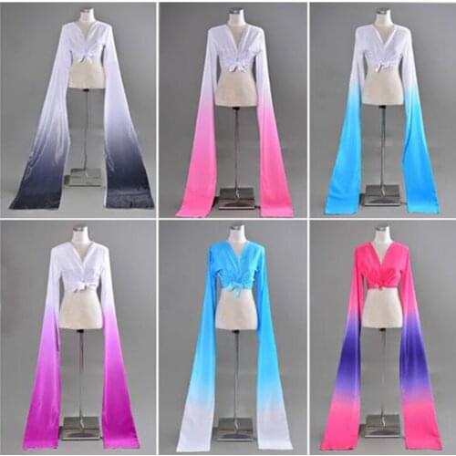 Long Sleeve Chinese Yangko Traditional National Dance Costume Dance Costume Chinese Fency Dance Dress for Show Women Female