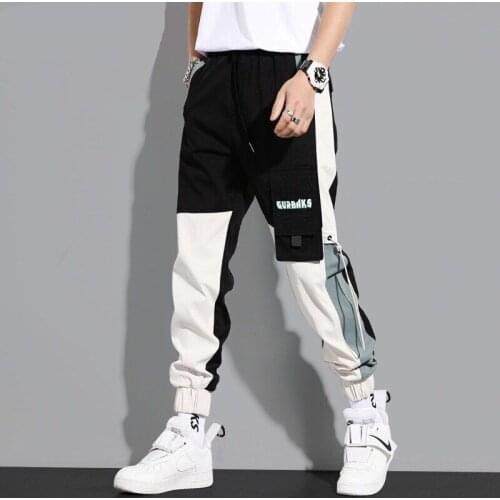 Overalls Mens Korean Version Students' Versatile Fashion Casual Pants Spring And Autumn Thickened Loose Pai Gowns