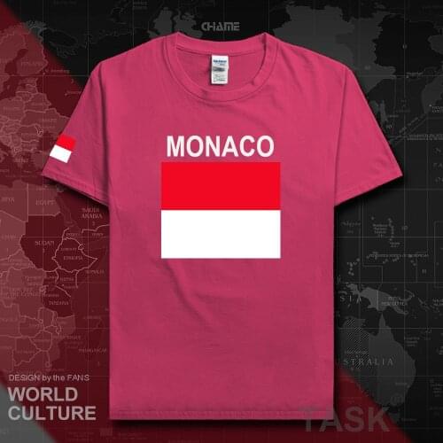 Principality of Monaco MCO mens t shirts 2018 jerseys hip hop nation cotton t-shirt fitness brand country flag clothes tees 02