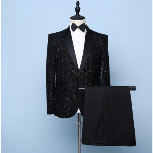 Four seasons mens wedding suits business мужские костюмы single-breasted no slits slim casual formal wear professional black