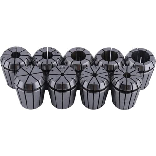 9 Pieces ER32 Spring Collet Set for CNC Workholding Engraving Machine and Milling Lathe Tool 2/4/6/8/10/12/16/18/20mm