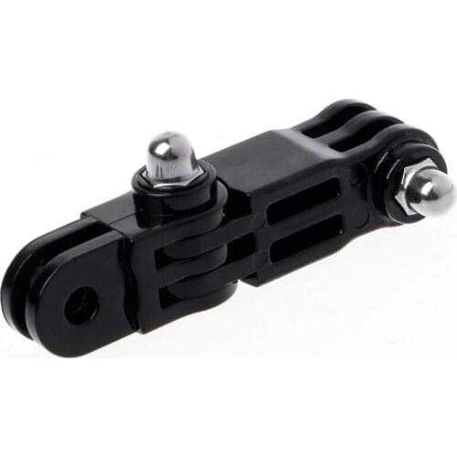 Prolong Extension Connector Adapter 3-Way Pivot Arm Helmet Mount for gopro 5/4/3