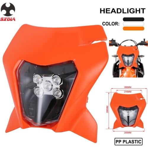 Universal 2018 New Motorcycle LED Headlight Headlamp Fairing For KTM EXC SX SXF XC MX SMR 125 250 300 350 Enduro Supermoto