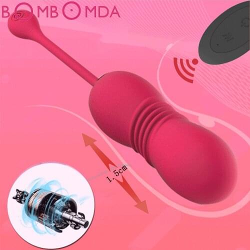 Thrusting Vibrating Egg Vibrators For Women Wireless Clitoris Stimulator Sex Toys Vibrator Vaginal Kegel Ball Ben Wa Balls Sex