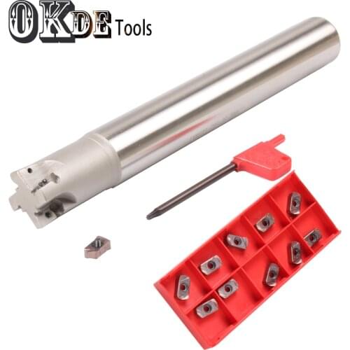 10PCS LNMU0303ZER MJ AH725 milling insert 1PC holder LNMU03 CNC lathe turning tool indexable milling cutter