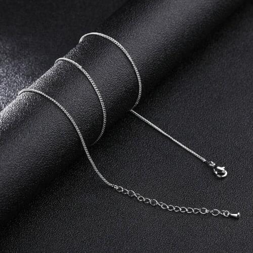 10pcs/Lot Wholesale Fashion 1.3 MM Wide Necklace Copper Alloy Chain Link Chain For Woman Pendants Necklace Chain Accessioriss