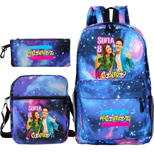 3pcs set Me contro Te Backpack For Teenagers Kids Boys Children Student School Bags Unisex Laptop backpacks Travel Bags