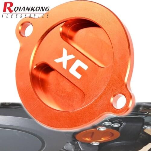Motorcycle Rear Brake Cylinder Fluid Reservoir Engine Oil Filter Cover Cap Motorcycle Accessorie For XC XC-F XCF-W XCR-W XCW