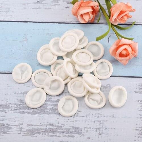 50-100pcs Disposable Latex Rubber Finger Cots Sets Fingertips Protector Gloves for UV Resin Mold Tool Supplies Accessories