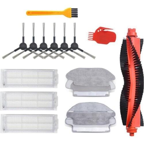 Roll Brush Mop Pad Cloth for Xiaomi Mi Robot Vacuum Mop Pro STYJ02YM for Conga 3490 Vacuum Cleaner Parts Accessories