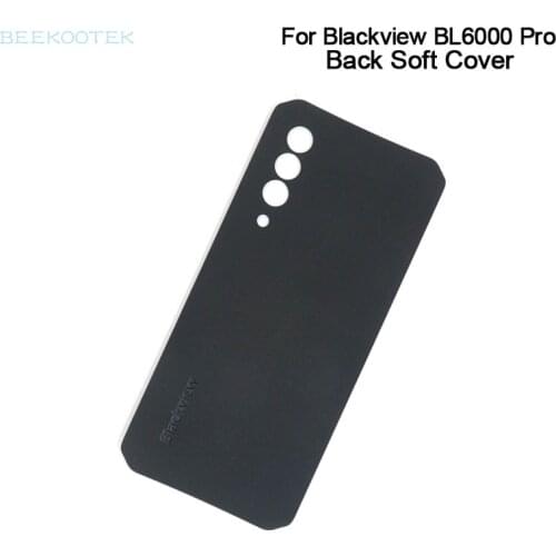 New Original Blackview BL6000 Pro Cellphone Battery Cover Back Soft Cover Panel Case Parts For Blackview BL6000 Pro Smartphone