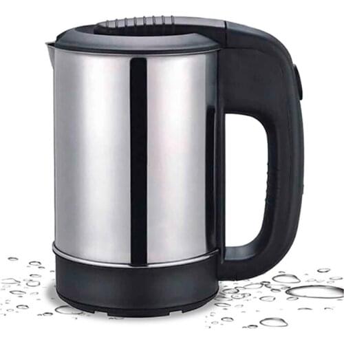 Mini Electric Kettle Stainless Steel 1000W Portable Travel Water Boiler Pot EU Plug