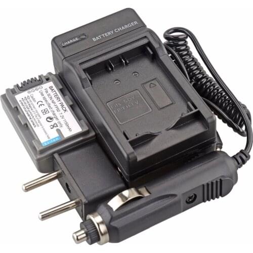 Probty 1Pcs NP-FP50 NP FP50 NPFP50 Battery + DC Charger Kit For Sony DCR-DVD103 DVD105 DCR-HC3 HC16 HC40 DCR-SR30 SR40 SR100 d