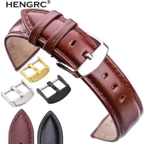 18mm 19mm 20mm 21mm 22mm 24mm Watchbands Men Watch Band High Quality Genuine Leather Women Watch Strap Bracelets Accessories