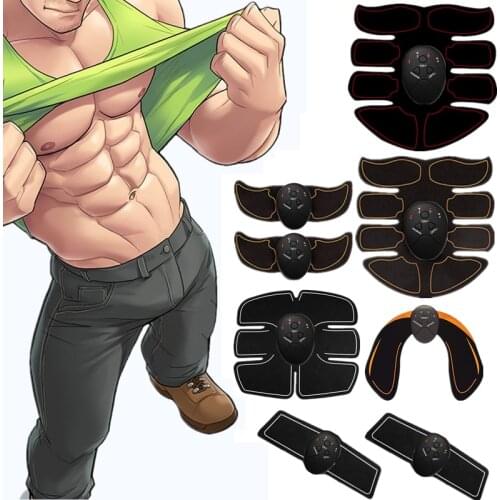 Abdominal Muscle Stimulator Trainer Smart Wireless Abs Stimulator Fitness EMS Muscle Massager Electric Slimming Massage Machine