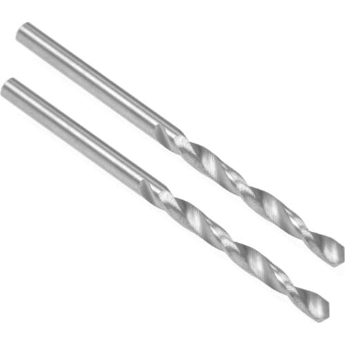 Uxcell 2 Pcs Solid Carbide Drill Bits 2.05mm-3.45mm for Stainless Steel Alloy