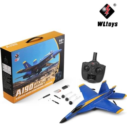 Wltoys XK A190 F-18 RC Airplane F/A-18C Hornet 2.4GHZ Radio Control Airplane 6axis Drone Remote Control Aircraft Glider Plane