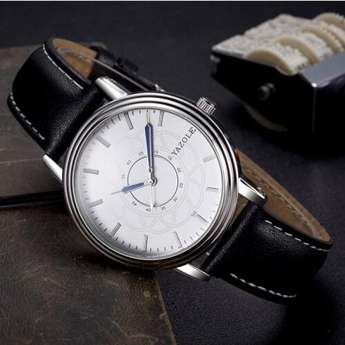 YAZOLE 2019 Fashion Mens Watches Top Brand Luxury Quartz Watch Men Waterproof Casual Wrist Watch Male Clock Relogio Masculino