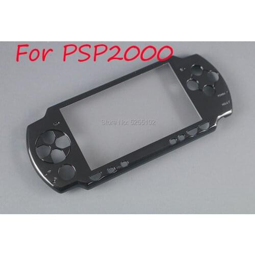 10pcs Front Cover Faceplate Housing Shell with logo Proctector Game Console Replacement for PSP 2000 for PSP2000