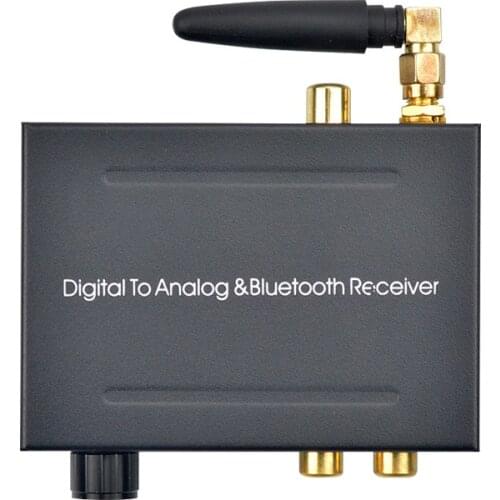 192khz Bluetooth 5.0 DAC Digital to Analog Audio Converter Receiver Adapter Optical Coaxial Input RCA 3.5mm Audio Output