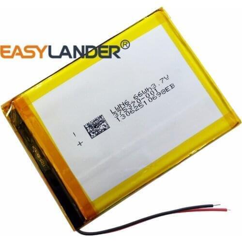 375370 355370 3.7V 1800mAh Rechargeable li Polymer Battery For MP4 MP5 GPS ipod DVR Tablet PC Mobiles Power bank 405370