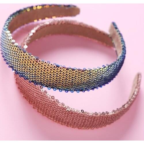 Shiny Rhinestone Girls Hairbands Sequins Hair Hoop For Kids Crystal Baby Headband Fashion Hair Accessories for Women 2020