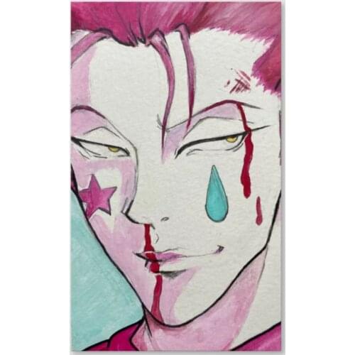 Home Decor Canvas Hd Print Hisoka Handsome Man Posters Pink Cool Painting Modern Wall Art Living Room Modular Picture No Frame