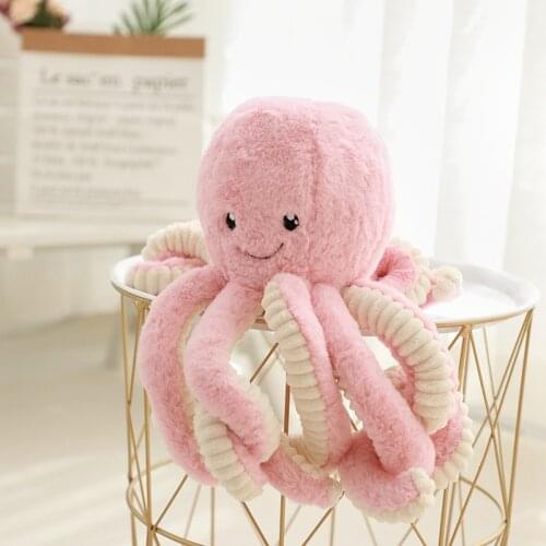 Zqswkl 40/60/80cm octopus plush toy doll cute soft children toyslarge stuffed toys plushie pillows decor home