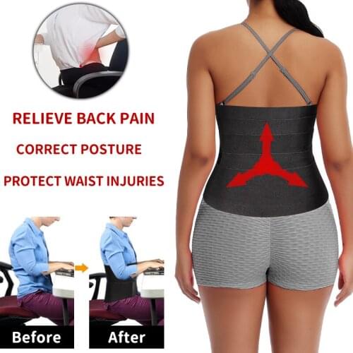 Waist Trainer Corset Sweat Belts For Sexy Women Bandage Wrap Body Shaper Slimming Corset Weight Loss Compression Trimme Belt