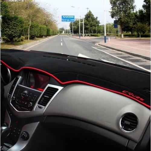 Car dashboard Avoid light pad Instrument platform desk cover Mats Carpets For Chevrolet Cruze 2009-2013 2014 2015 2016 2017 2018