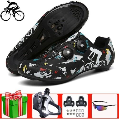 Cycling Shoes Sapatilha Ciclismo Men Sneakers Women Bike Self-Locking Breathable Racing Sport Breathable Original Road Shoes