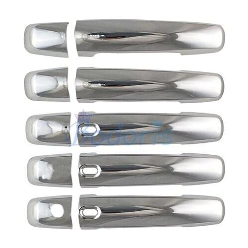 For Suzuki Grand Vitara JT 2005-2014 Door Handle Cover Grab Holder Protector Panels Moulding Ring Chrome Car-styling Accessories