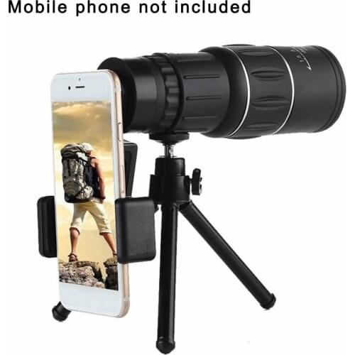 16X52 Distance Sports Zoomable Monocular Low Light Night Vision Monocular Telescope For Outdoor Watching