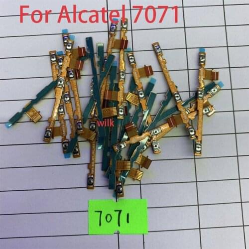 NEW Original 7071 A7 Idol 4s Switch on/off Volume Ribbon For Alcatel 7071 A7 idol 4s Power Button Flex Cable Replacement Parts